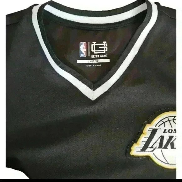 Ultra Game NBA Men’s Game Time Soft Mesh Short Sleeve Shirt Los Angeles Lakers L - Picture 5 of 11